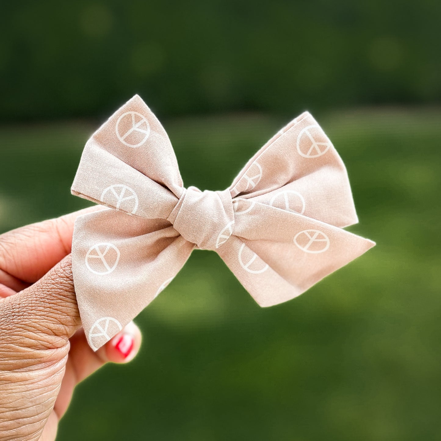 Hand Tied Bow - Retro Neutral Vibes
