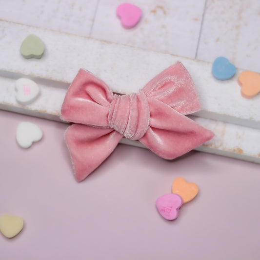 Hand Tied Bow - Pink