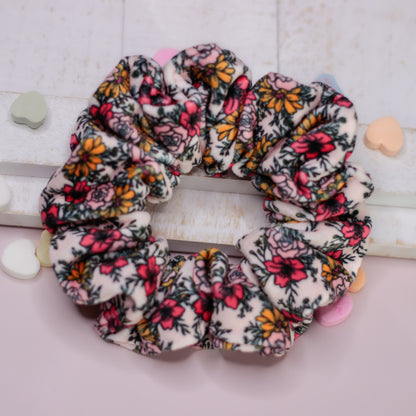 Scrunchie - Fun Pink Floral