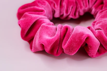 Scrunchie - Hot Pink Velvet